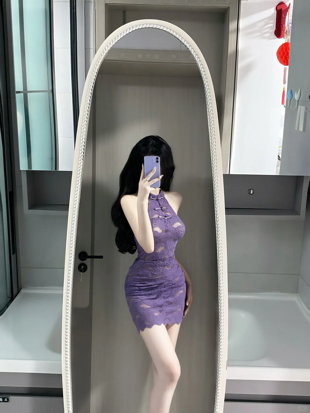 左滑上身！紫色真的很有韵味啊💜