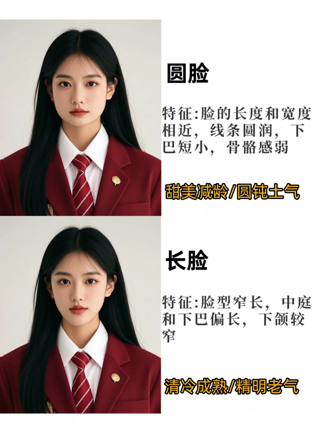 还没搞清楚自己是什么脸型？一测就知道