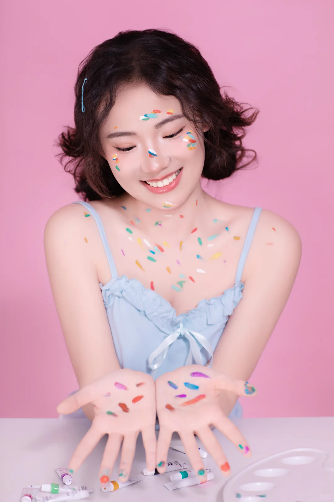 糟糕！颜料盘🎨打翻啦
