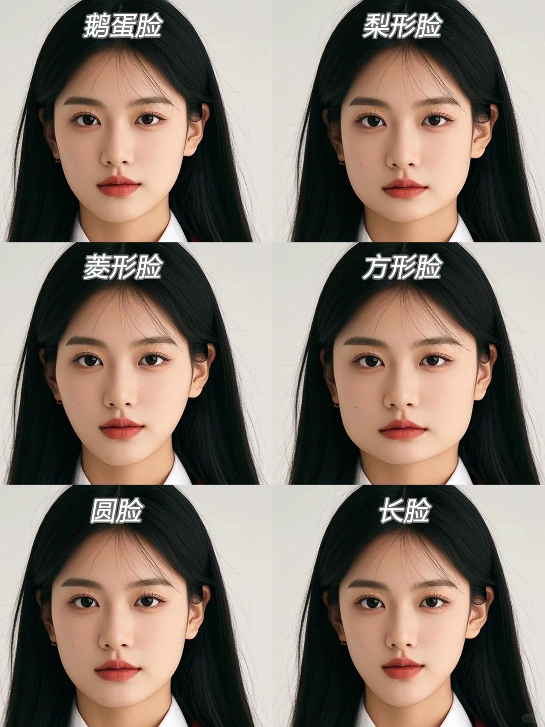 还没搞清楚自己是什么脸型？一测就知道