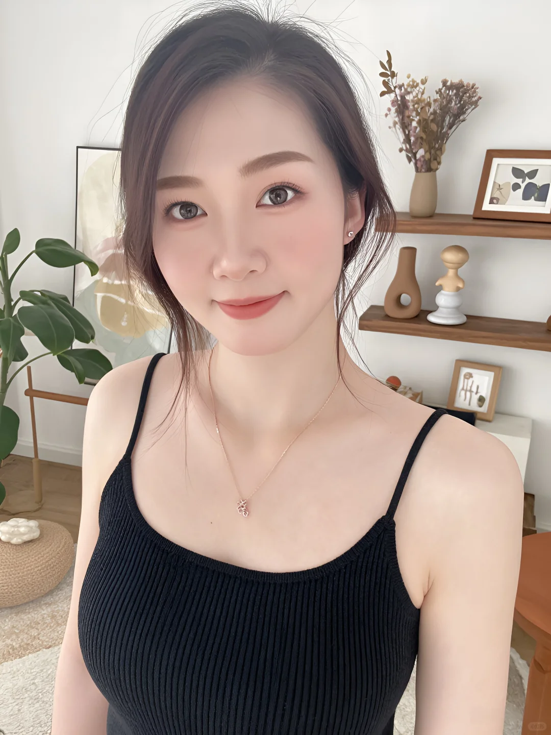 35+大龄剩女，淡妆，不开美颜，气色还行吧