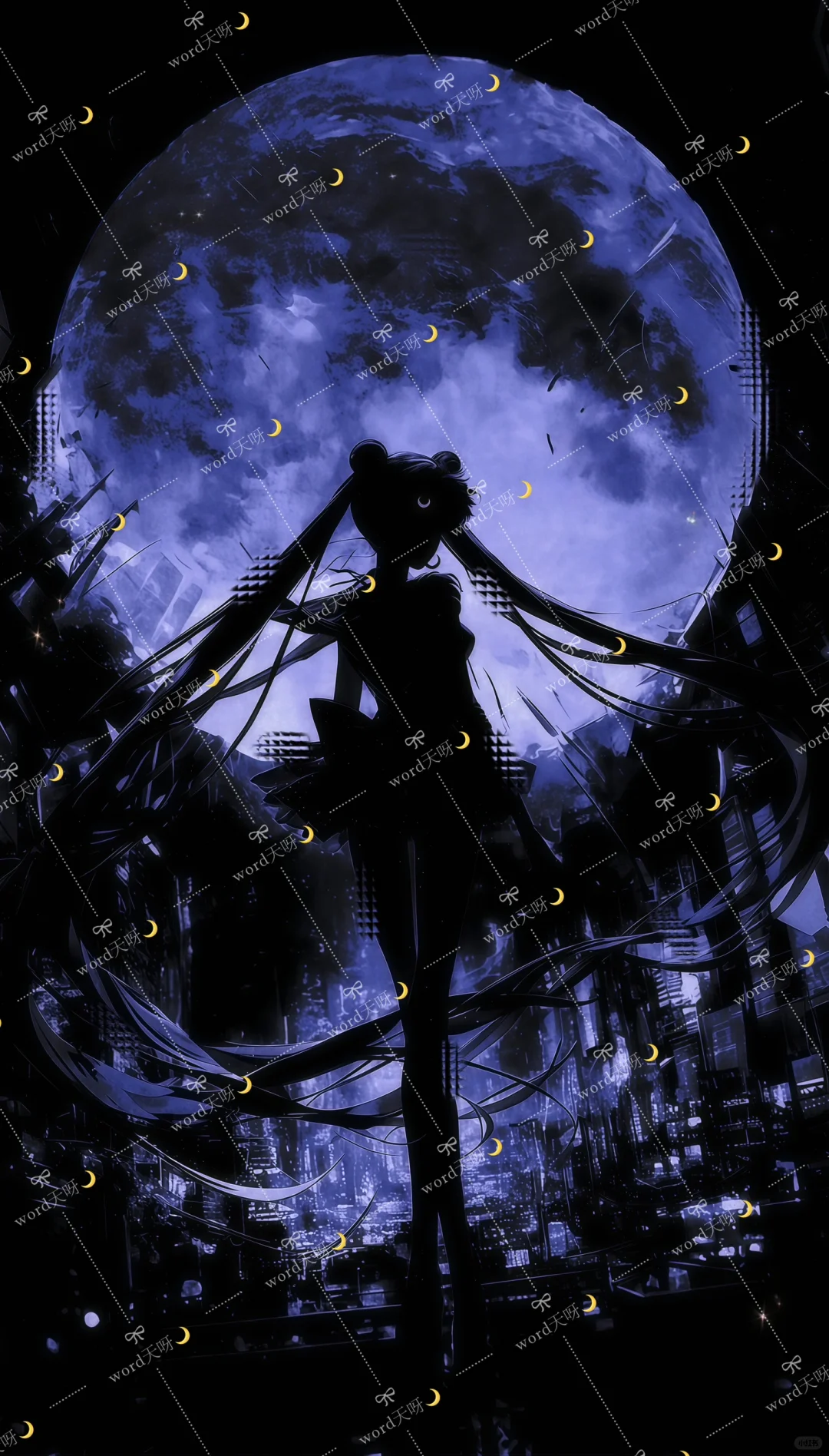 美少女战士壁纸｜回眸水冰月｜锁屏壁纸