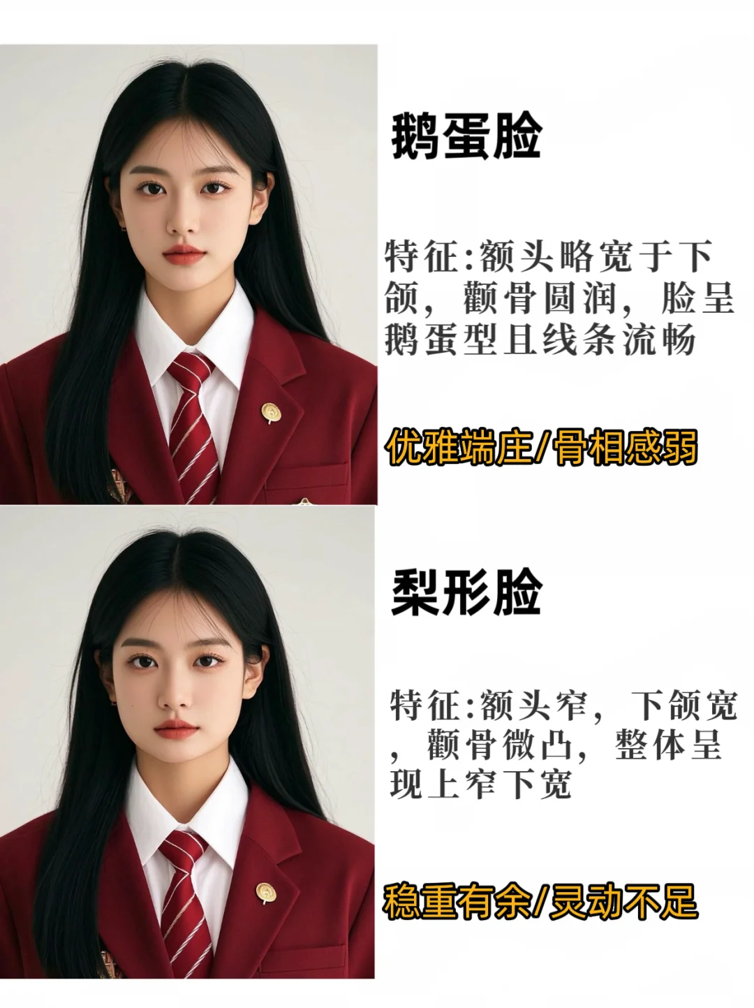 还没搞清楚自己是什么脸型？一测就知道