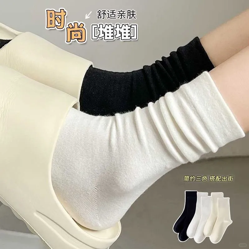 冬季必备！白丝长筒袜🧦
