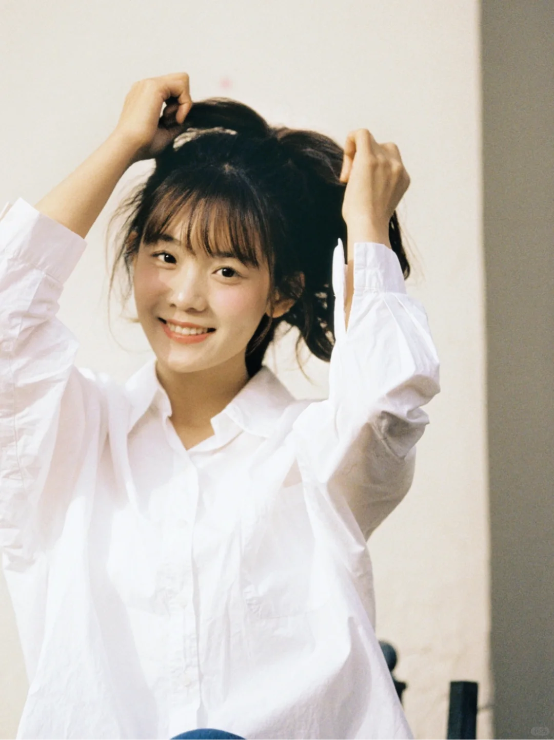 扎高马尾的女孩| 元气少女写真🎞️