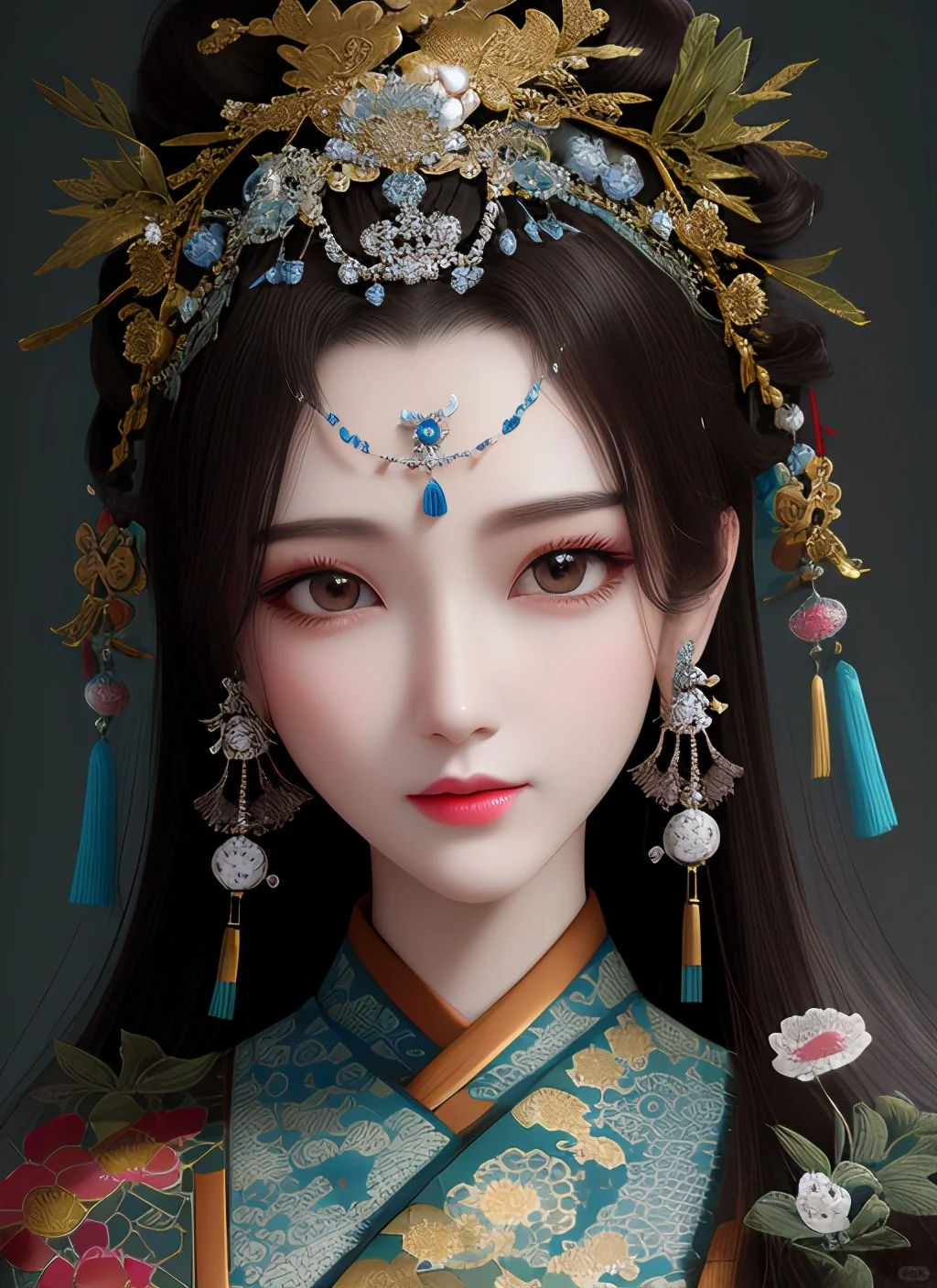 披罗衣之璀粲兮，珥瑶碧之华琚