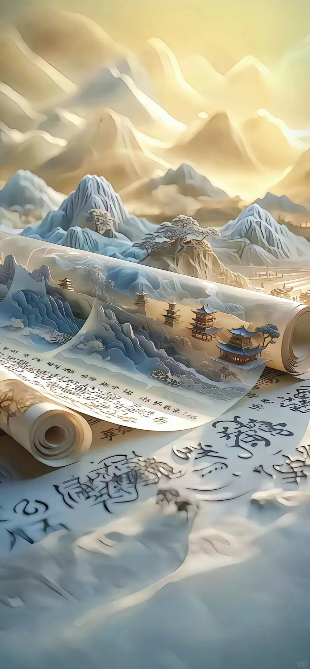 一组很仙的国风壁纸