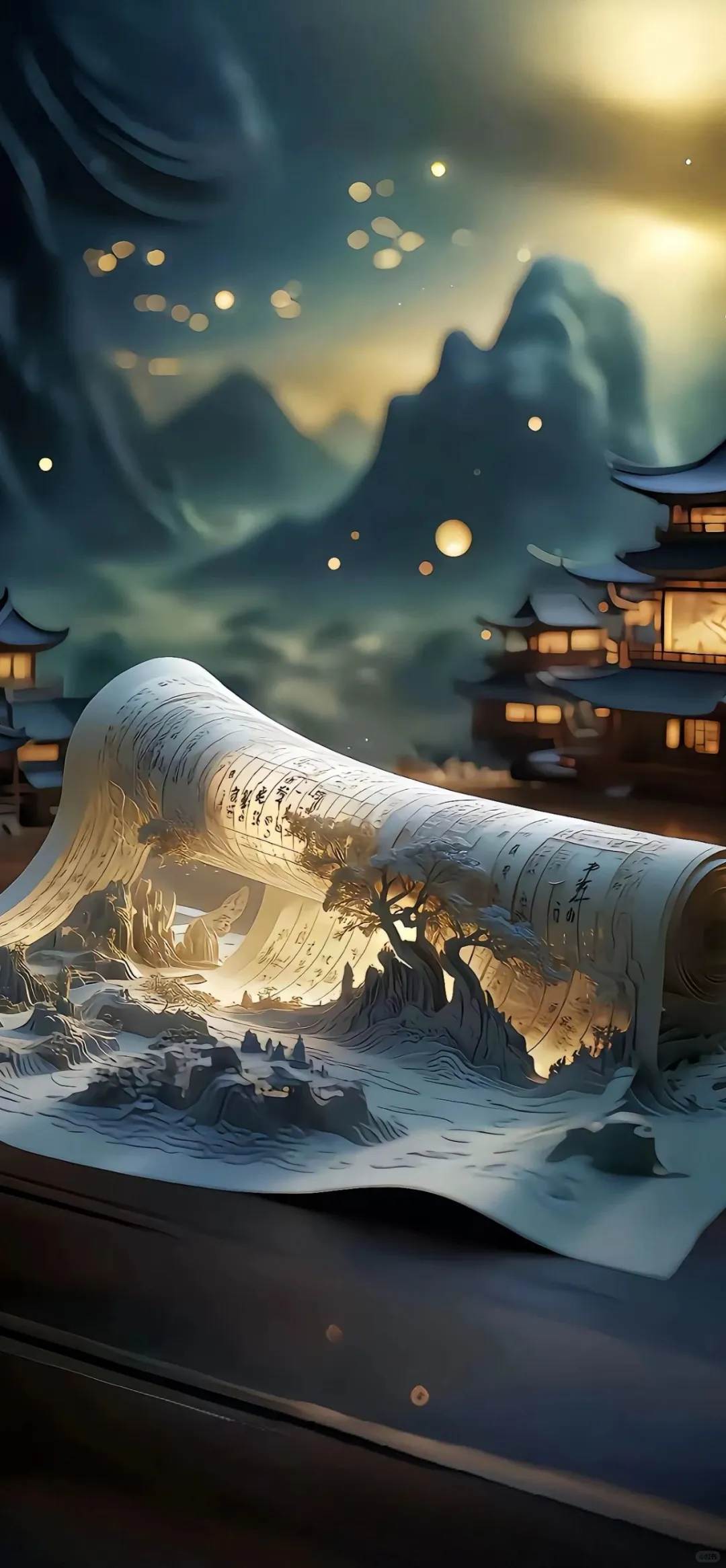 一组很仙的国风壁纸