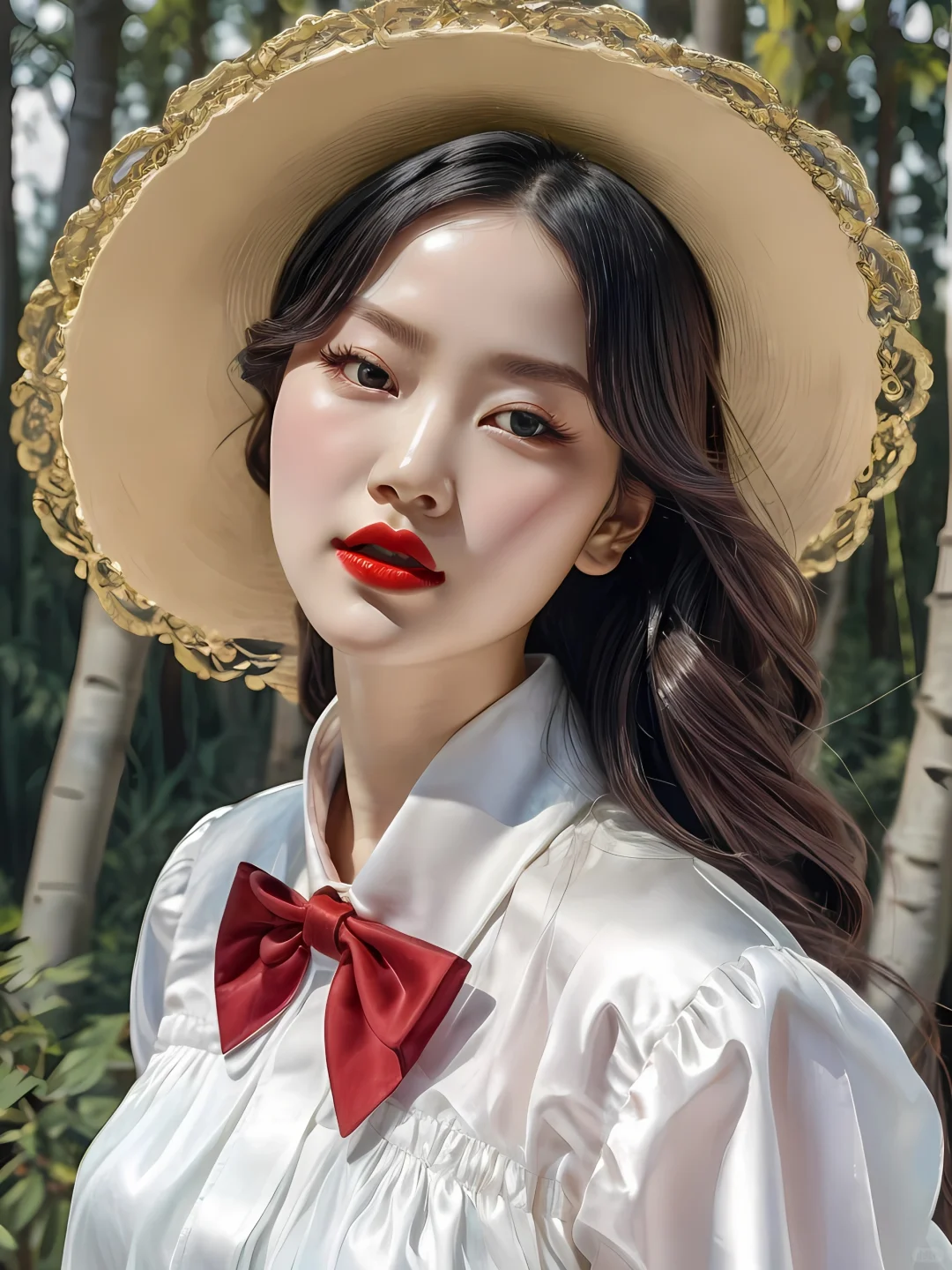 AI 美女