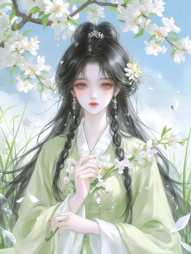 古风｜她在春风里，等一朵花开的春天