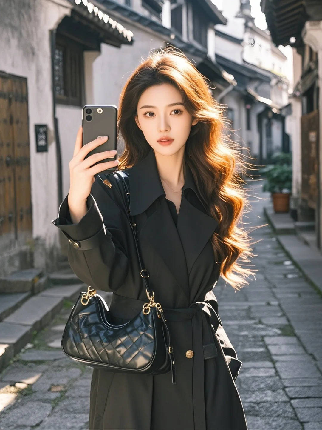 ✨[AI]古镇邂逅 | 清冷女神✨又美又飒✨