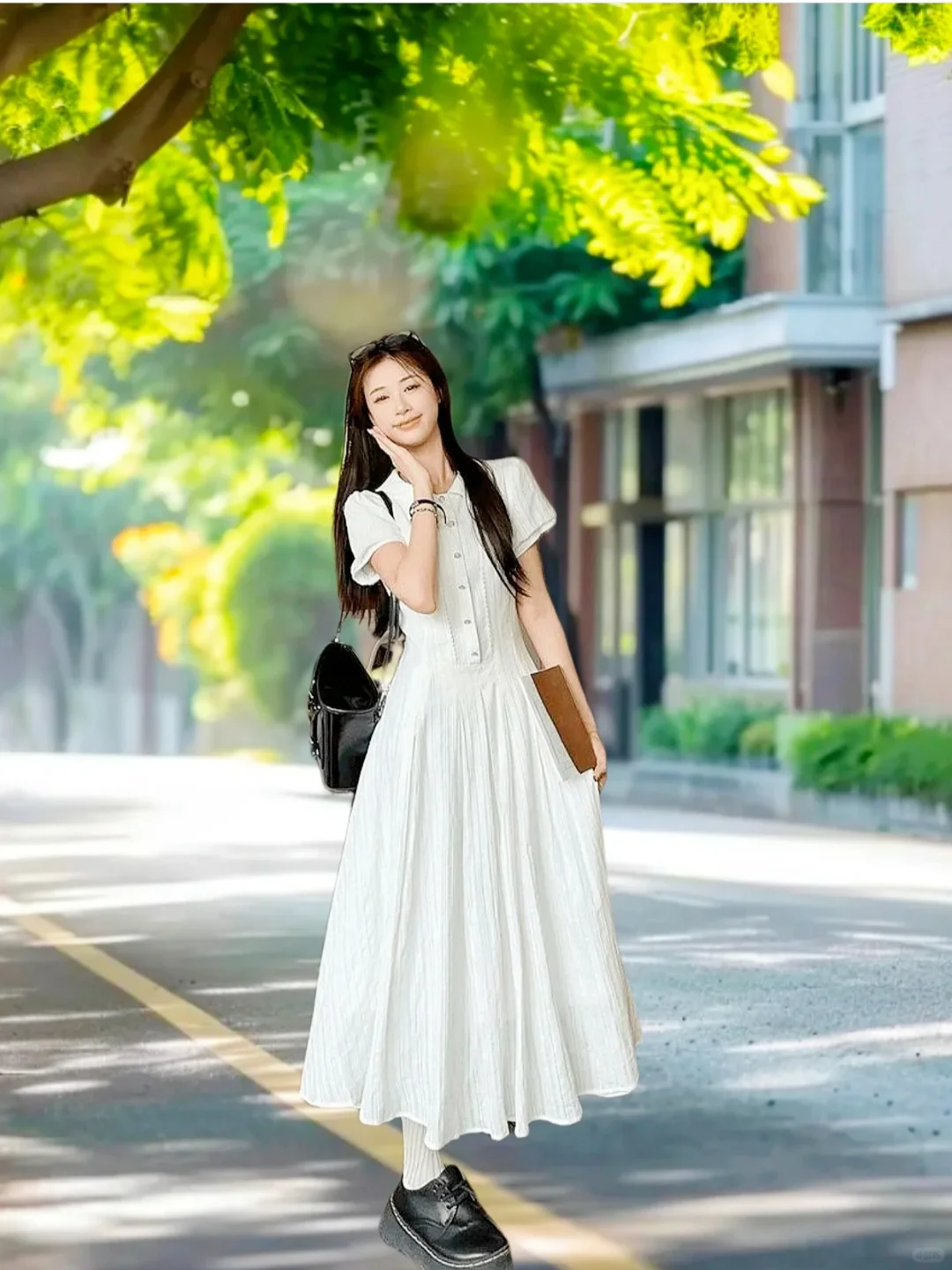 💓💓💓街拍甜心美女，绽放青春活力