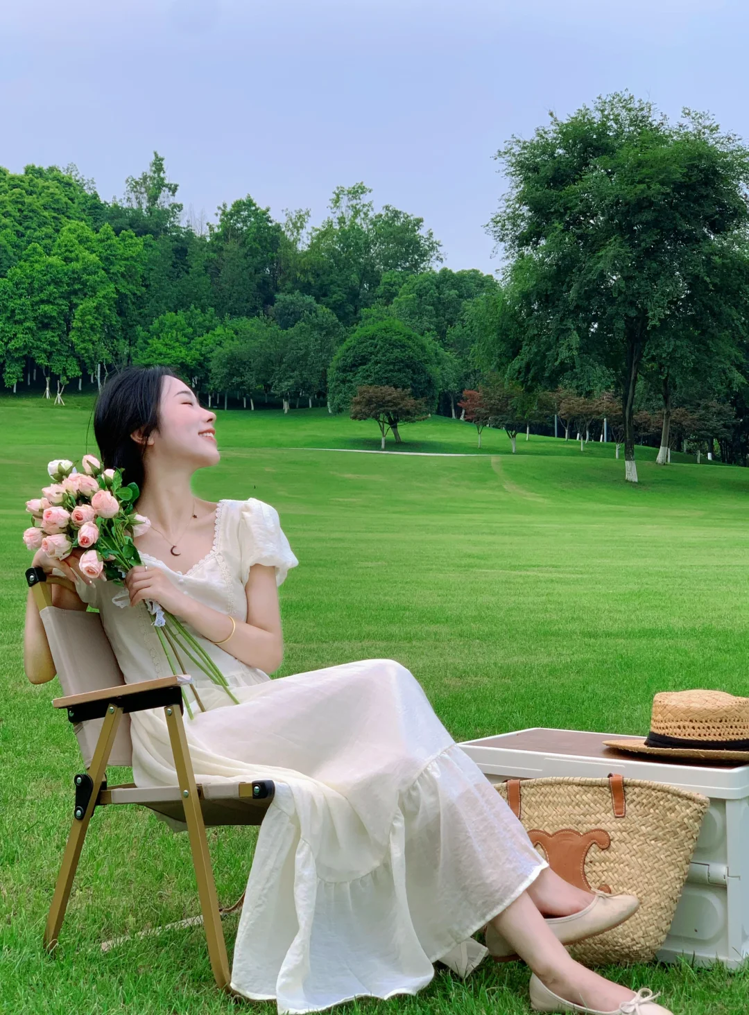 夏日初恋感小白裙