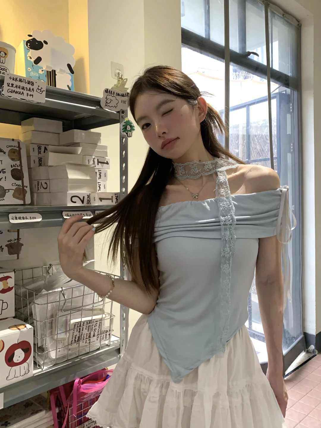 💖纯欲少女的夏日绝配！蕾丝套装