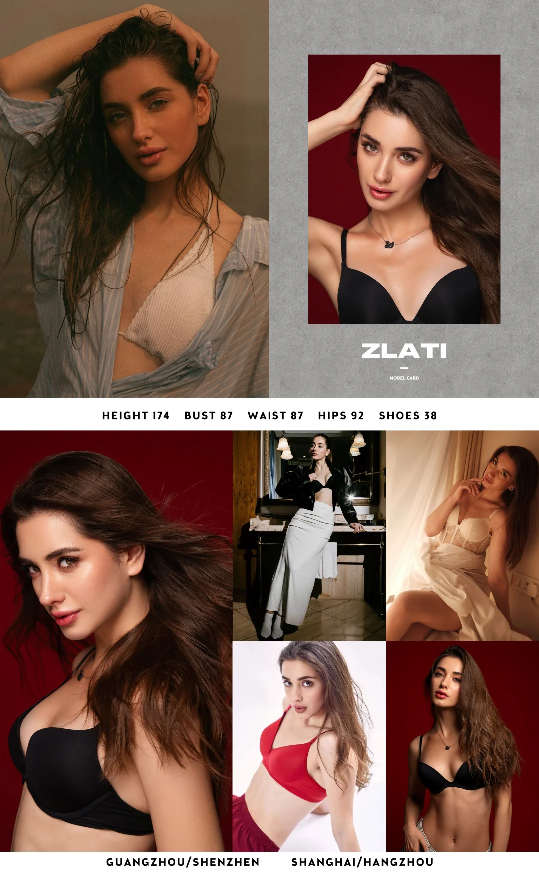 Zlati模特在广州，中东女模