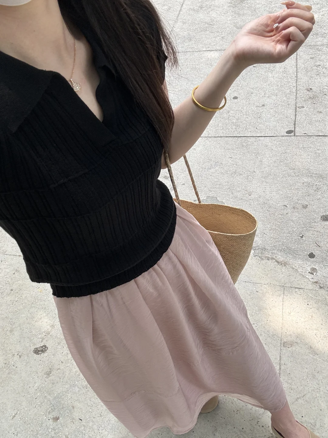改版三次才做出这个版型的干枯玫瑰粉纱裙！！