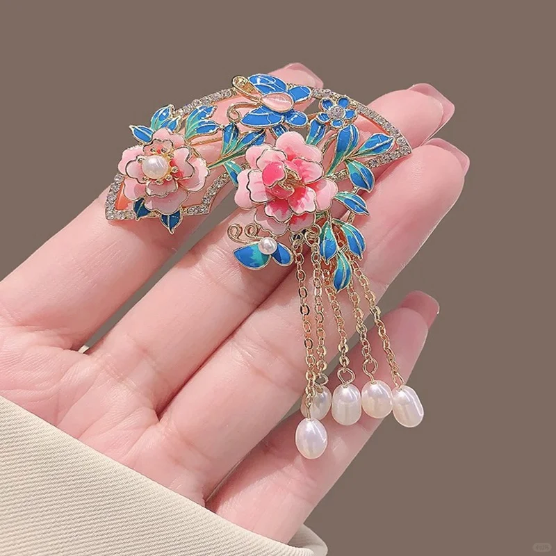 🌸古风牡丹胸针🌸高级复古