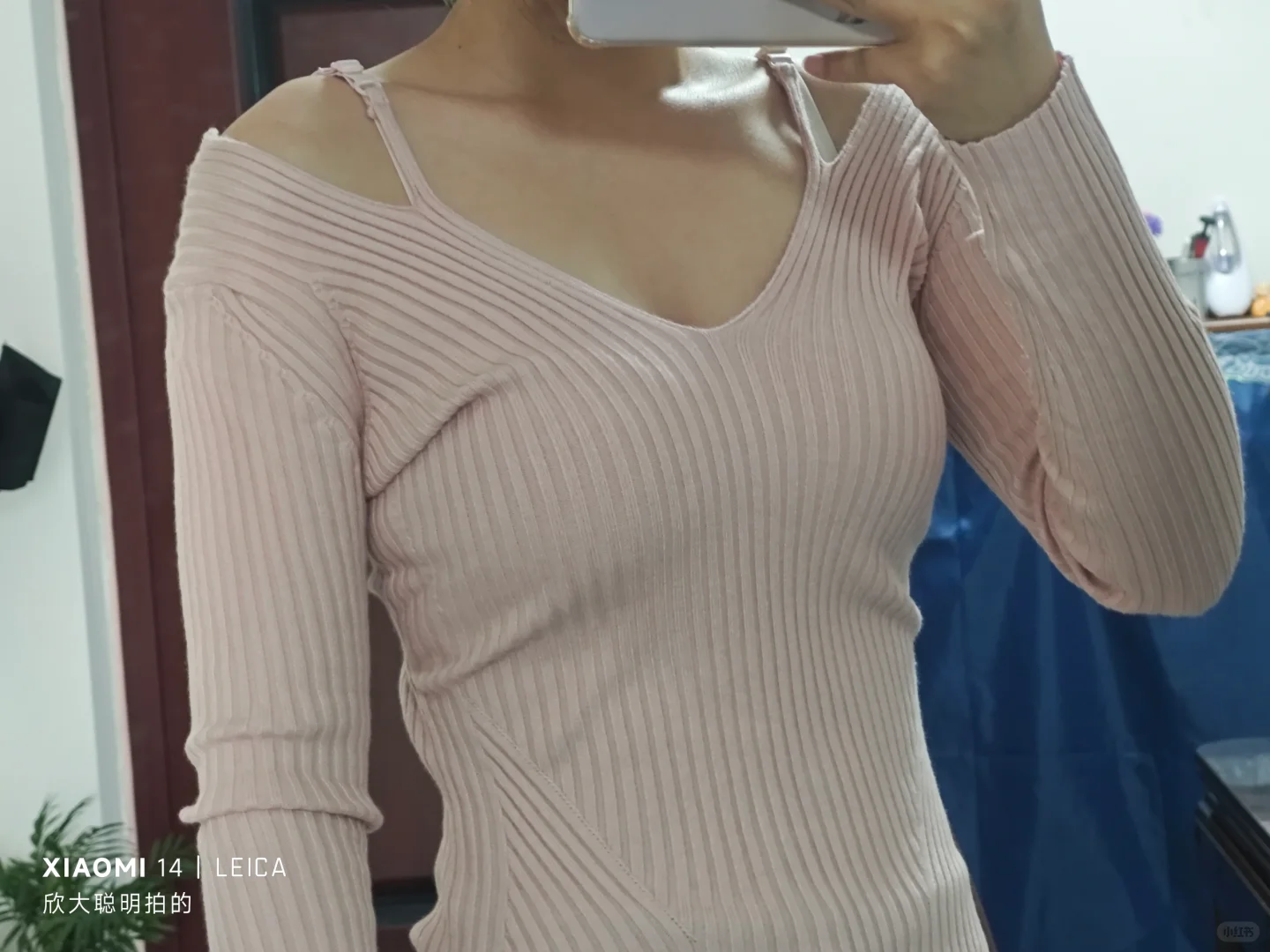 粉色衣服感受