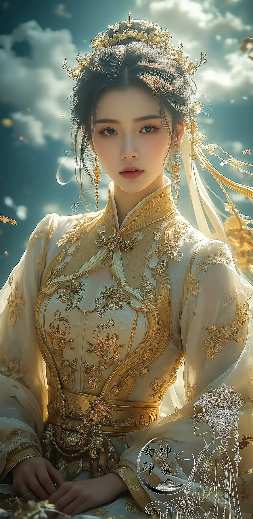 带着月桂的女神降临人间～