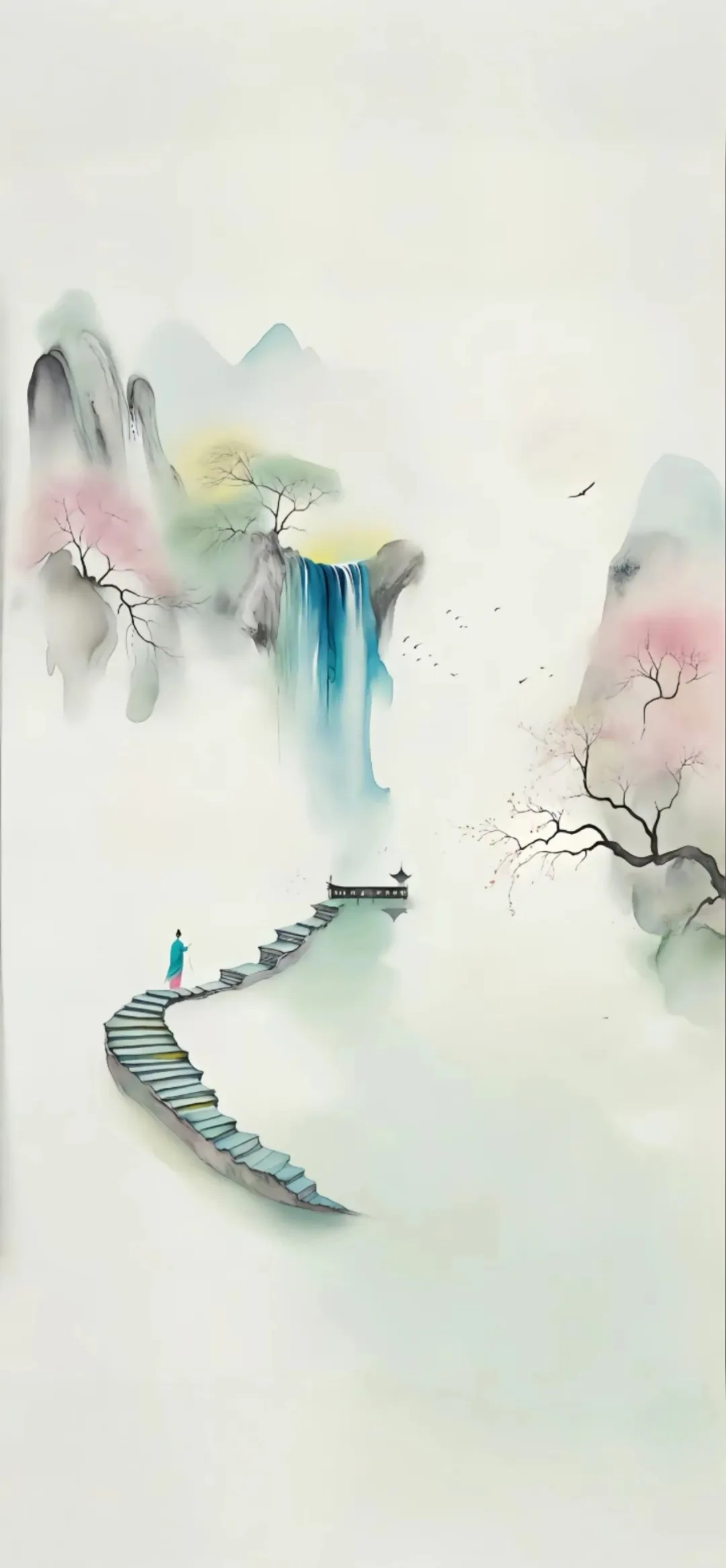 一组很仙的国风壁纸