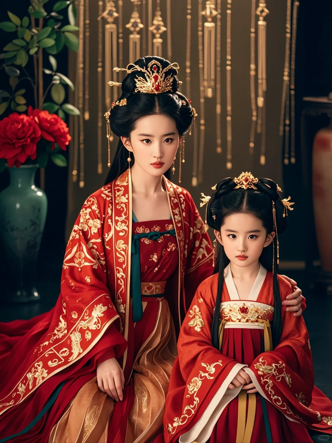 刘亦菲的女儿应该长这样吧