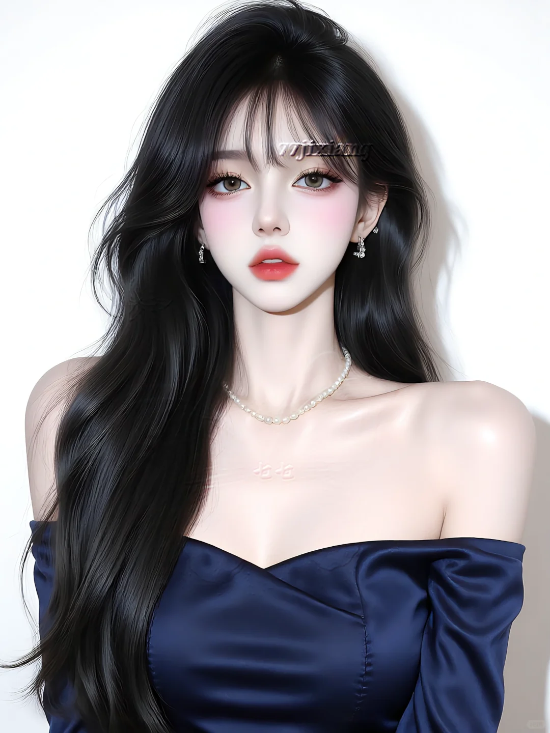 唯美蓝色💙女头