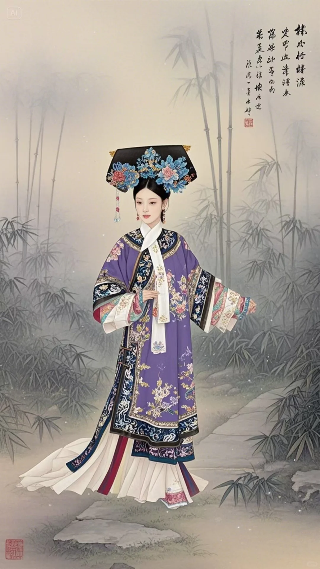 救命！水墨画里走出的清冷感美人被我拍到！