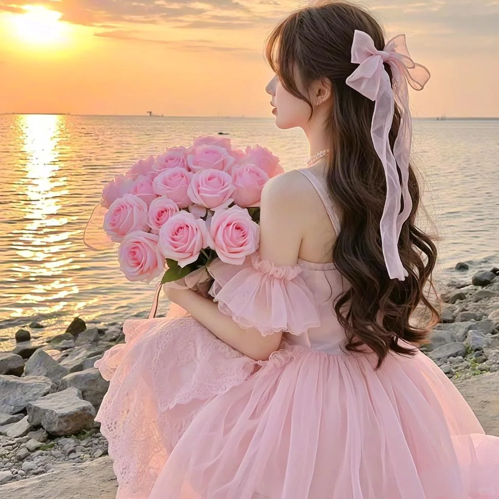 粉色氛围感💗女生头像