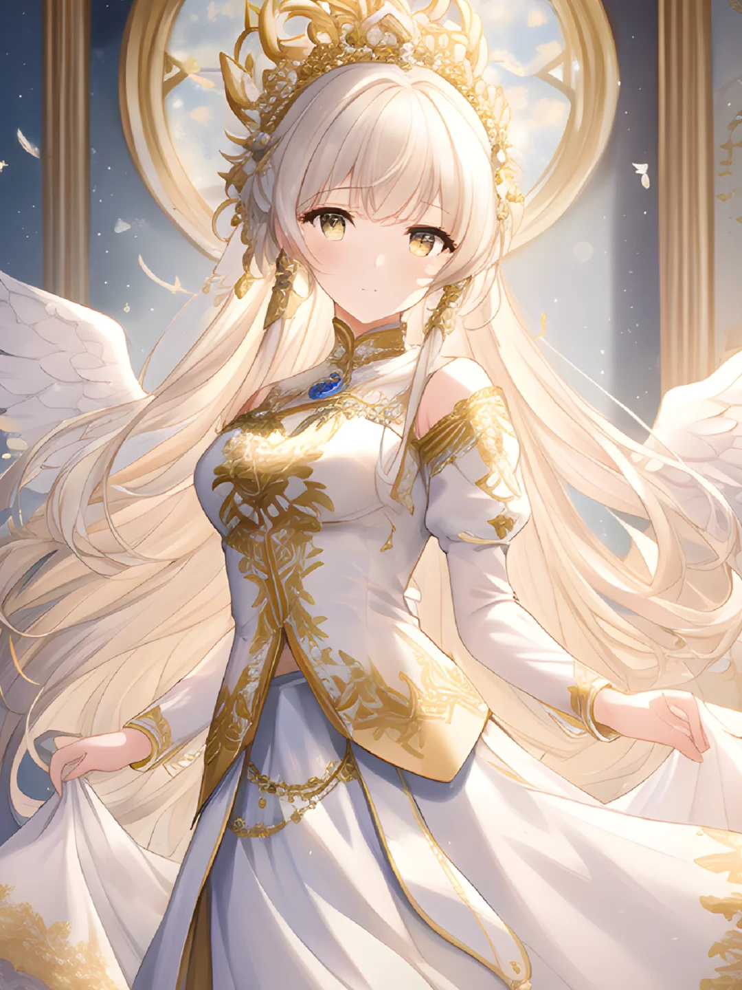 AI绘画练习｜天使少女