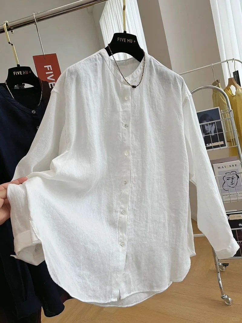 夏季必备👚亚麻气质衬衫