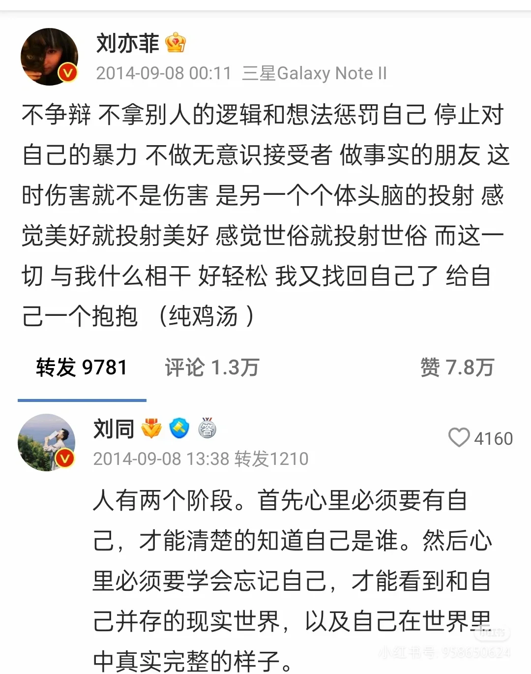 刘亦菲这段话是什么意思
