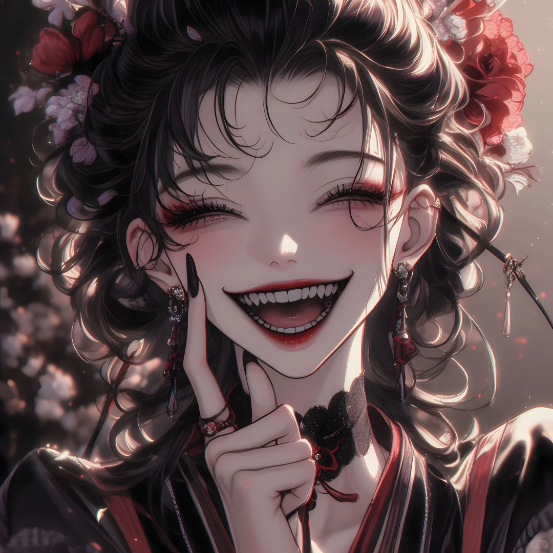 女生头像：癫狂