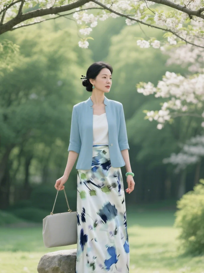 这才是35+女人应该穿的裙子，优雅又时髦~