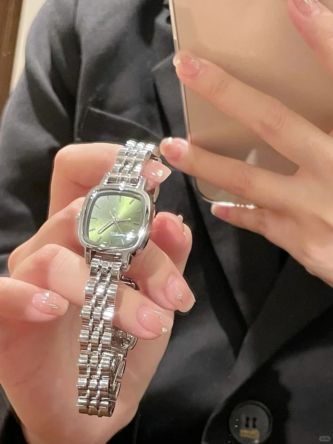 一眼美术生⌚️甜妹感新手表爱惨了喔！