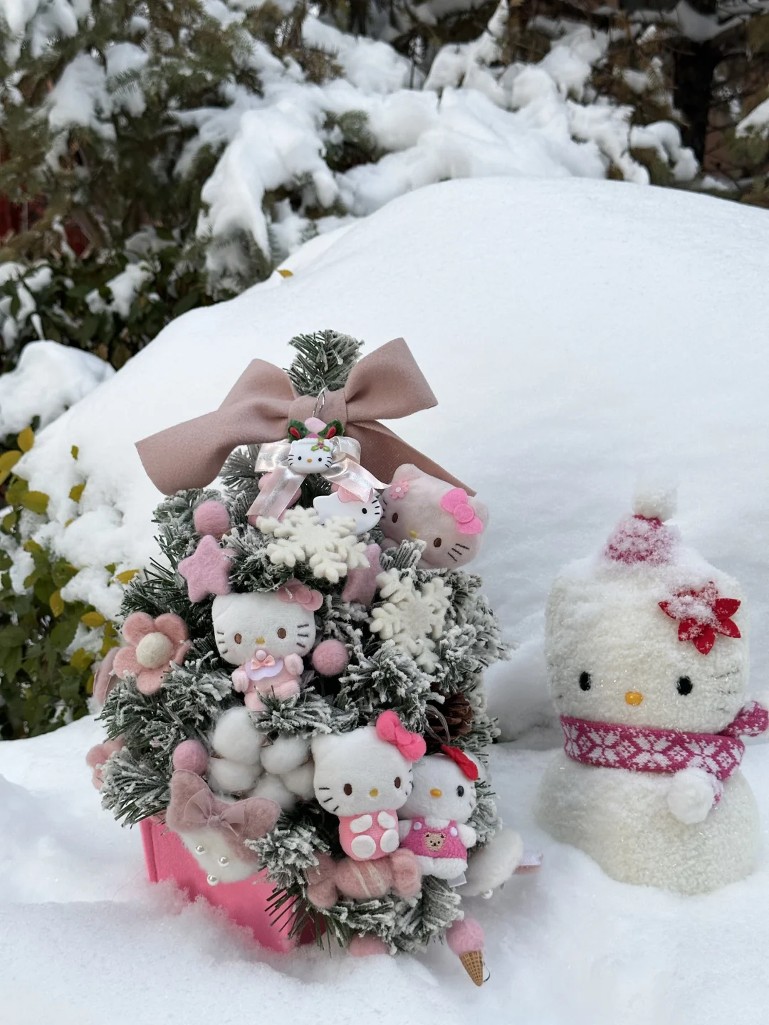 Hellokitty 圣诞节手机壁纸