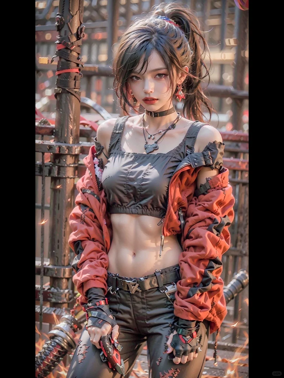 AI绘画：辣身材，这谁顶得住哇