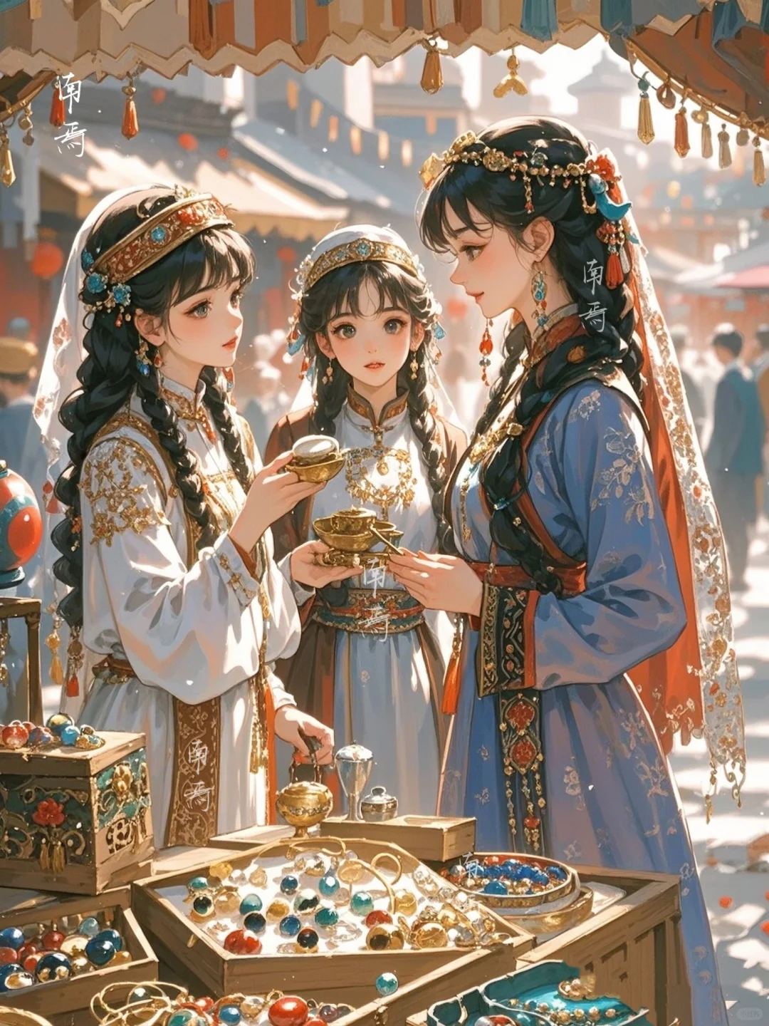 何年何月何时节，今夕与友游人间