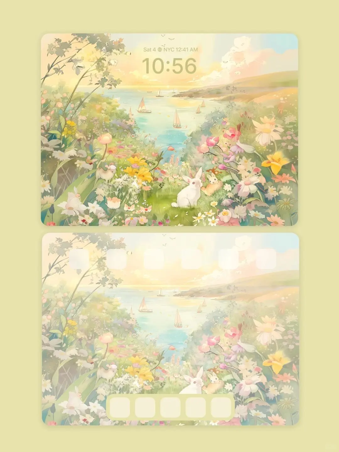 平板壁纸｜美好如约而至 #全屏壁纸[话题]# #