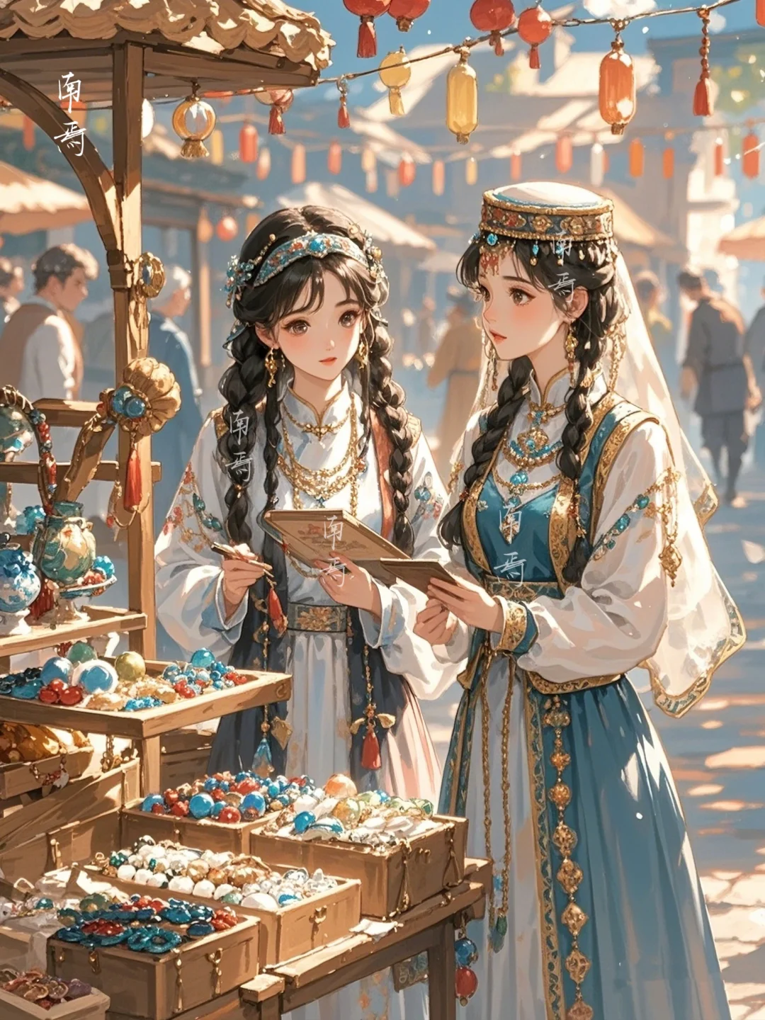 何年何月何时节，今夕与友游人间
