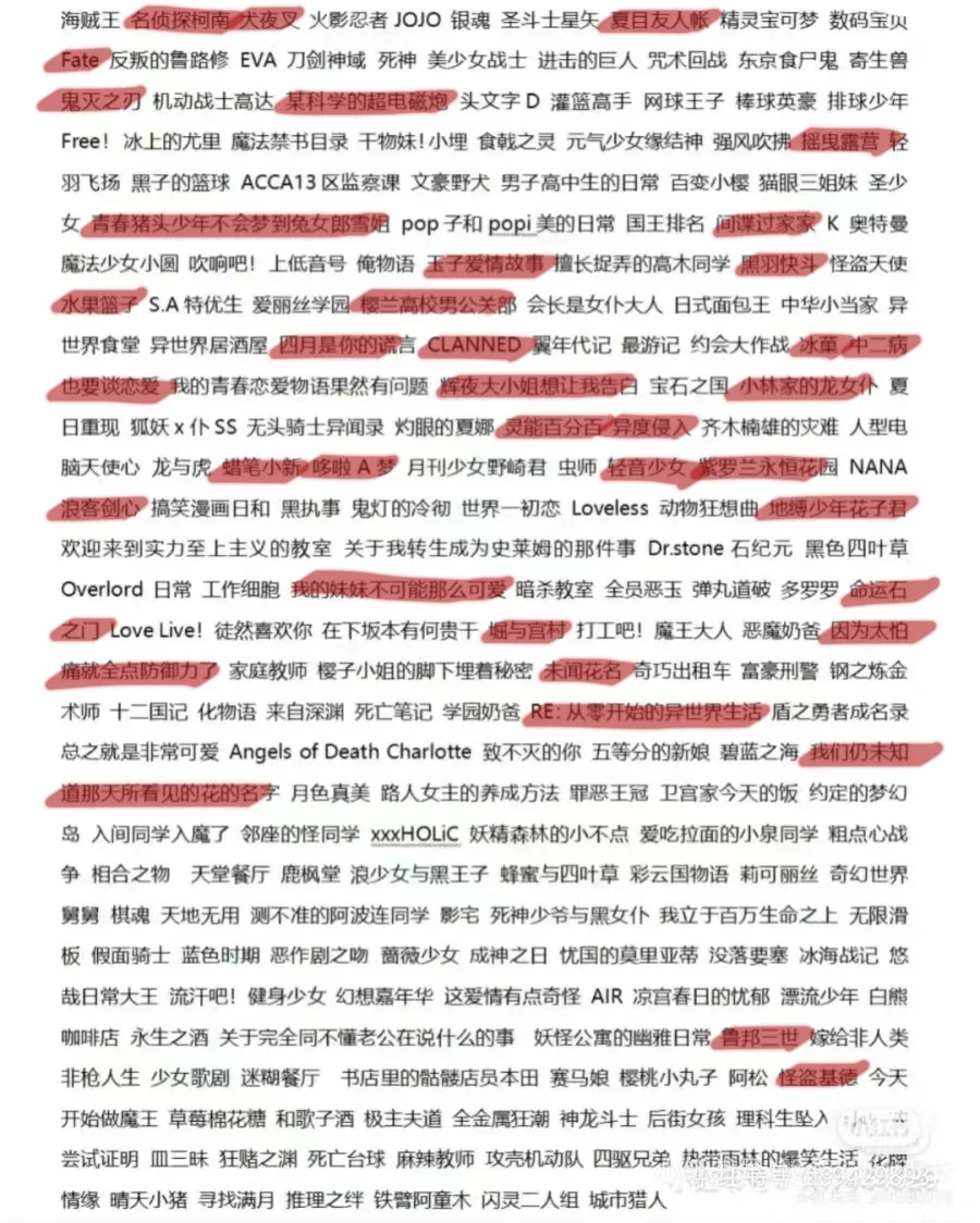 突然发现自己看的番好少……