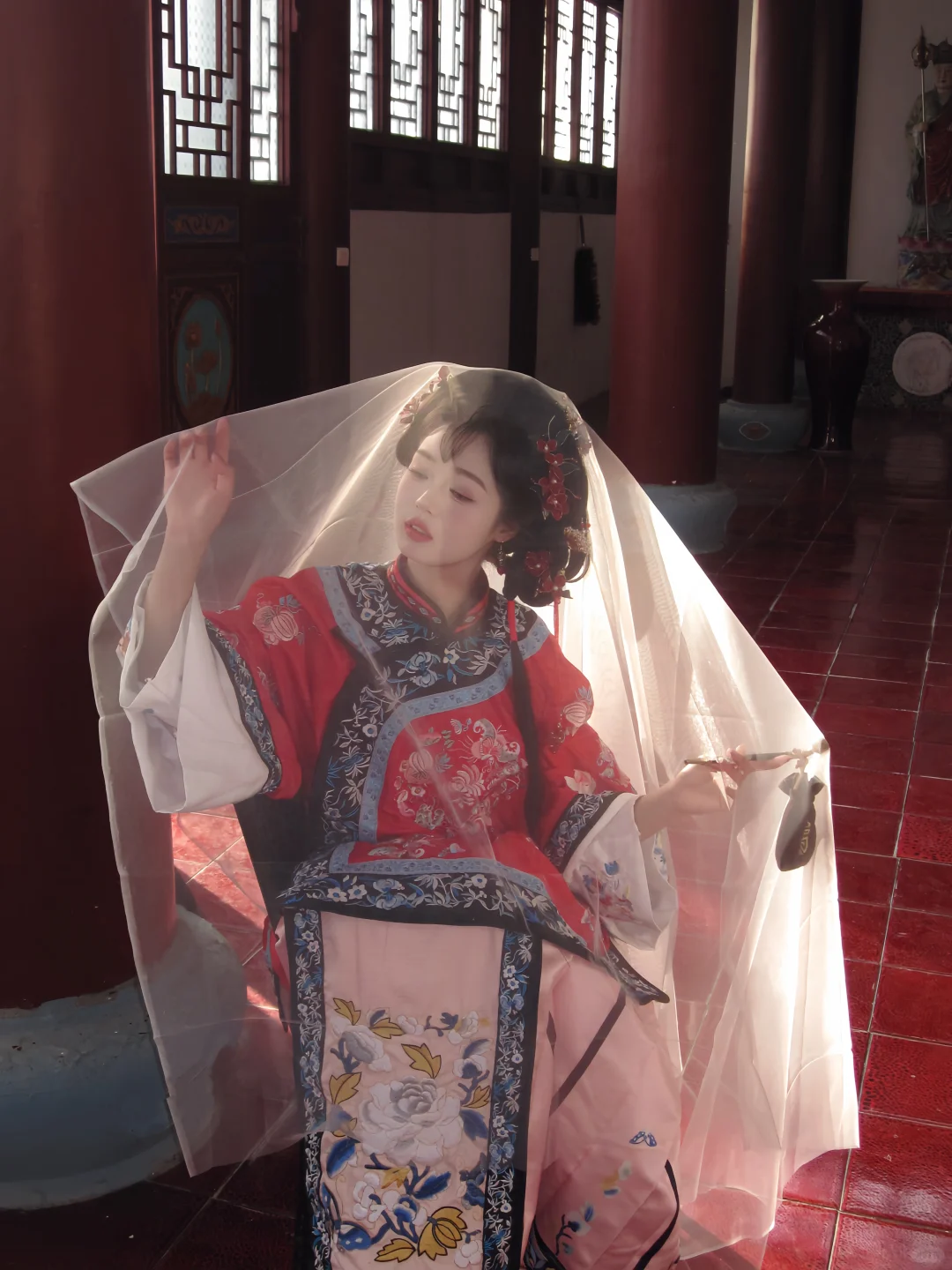 胭脂染瓷都！399在景德镇体验清汉女写真~