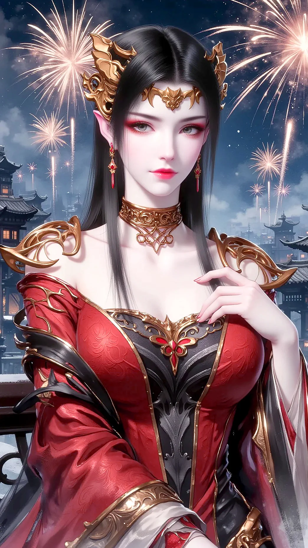 女神壁纸｜美杜莎斗破苍穹手机高清动漫壁纸