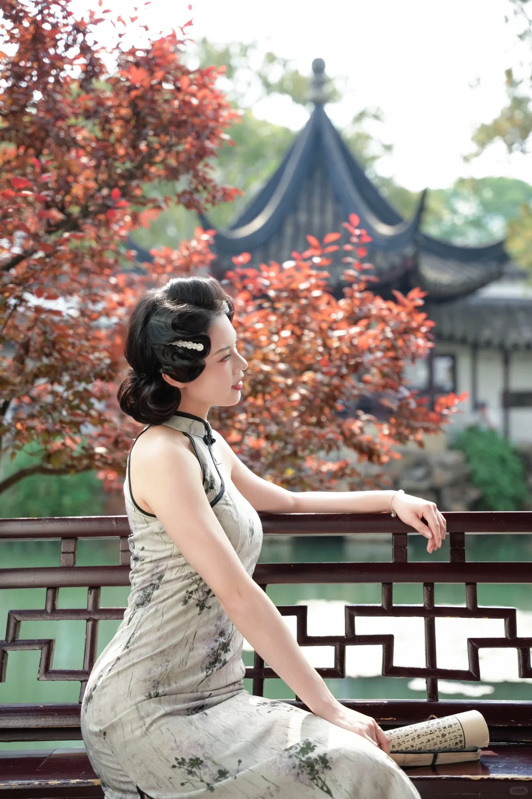 来苏州做手推波拍旗袍的bb还不知道怎么拍⁉️