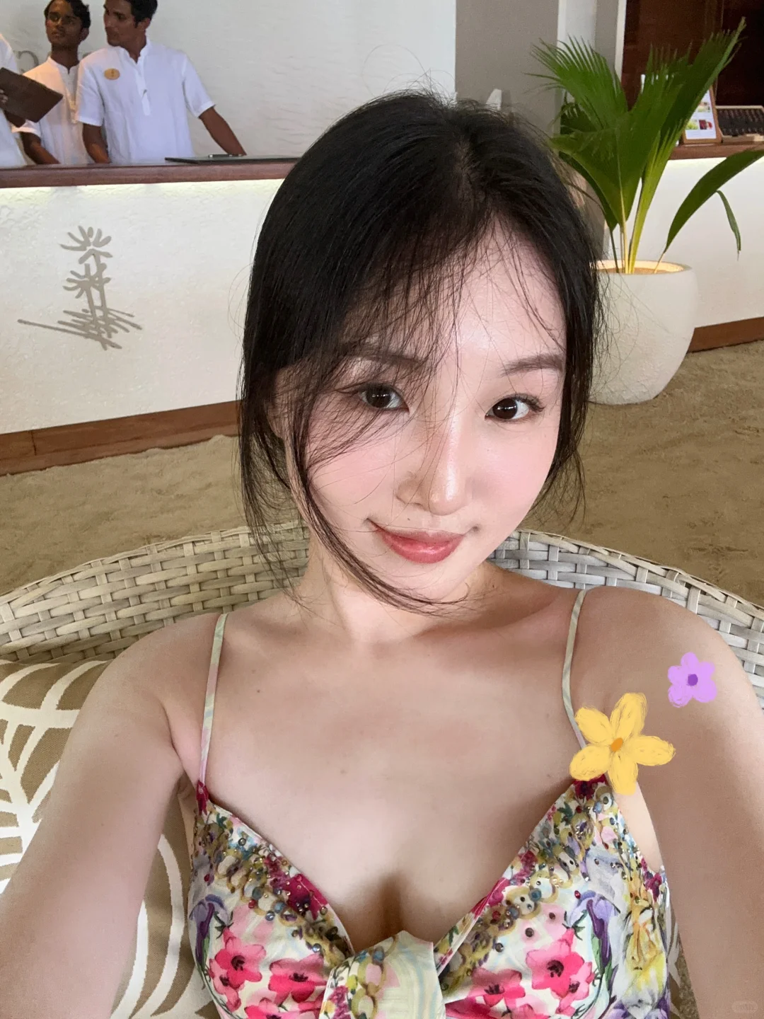 度假穿花裙子就是坠吊滴！！