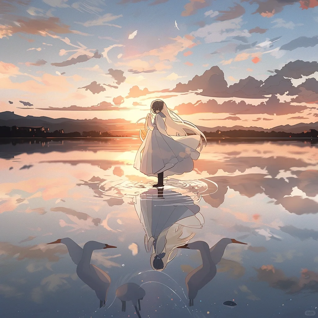 晚霞·湖｜落日余晖⛅️