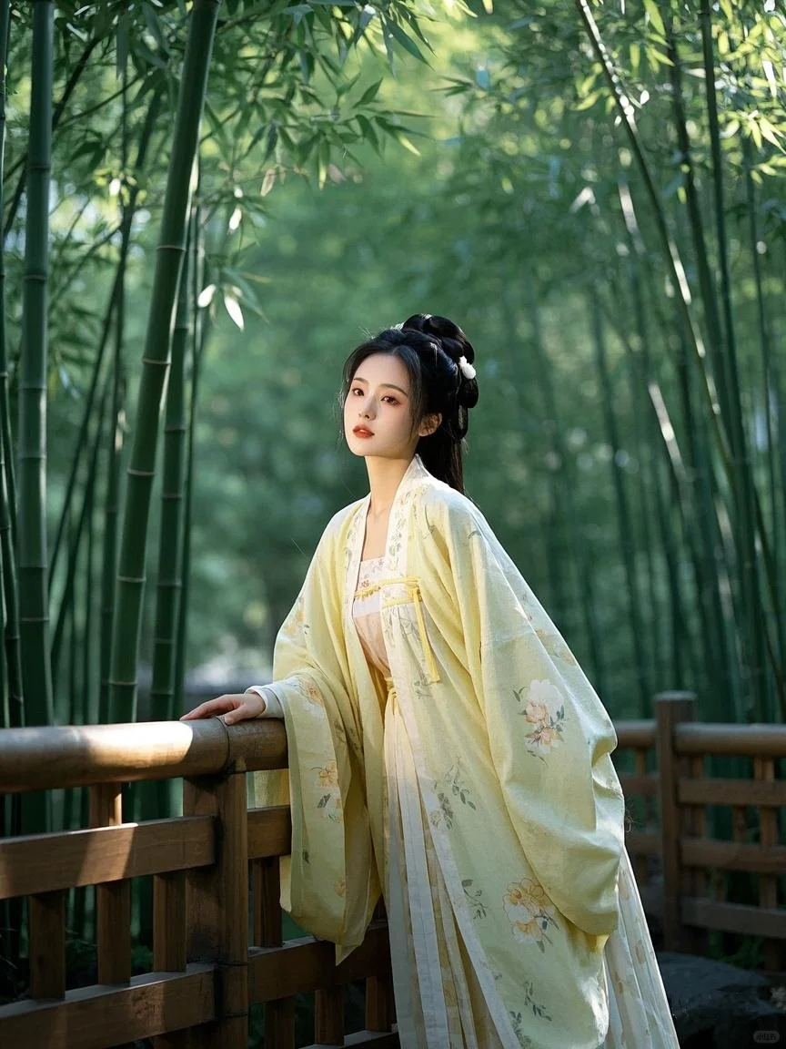 汉服竹林拍照姿势！收藏！不止九宫格哦