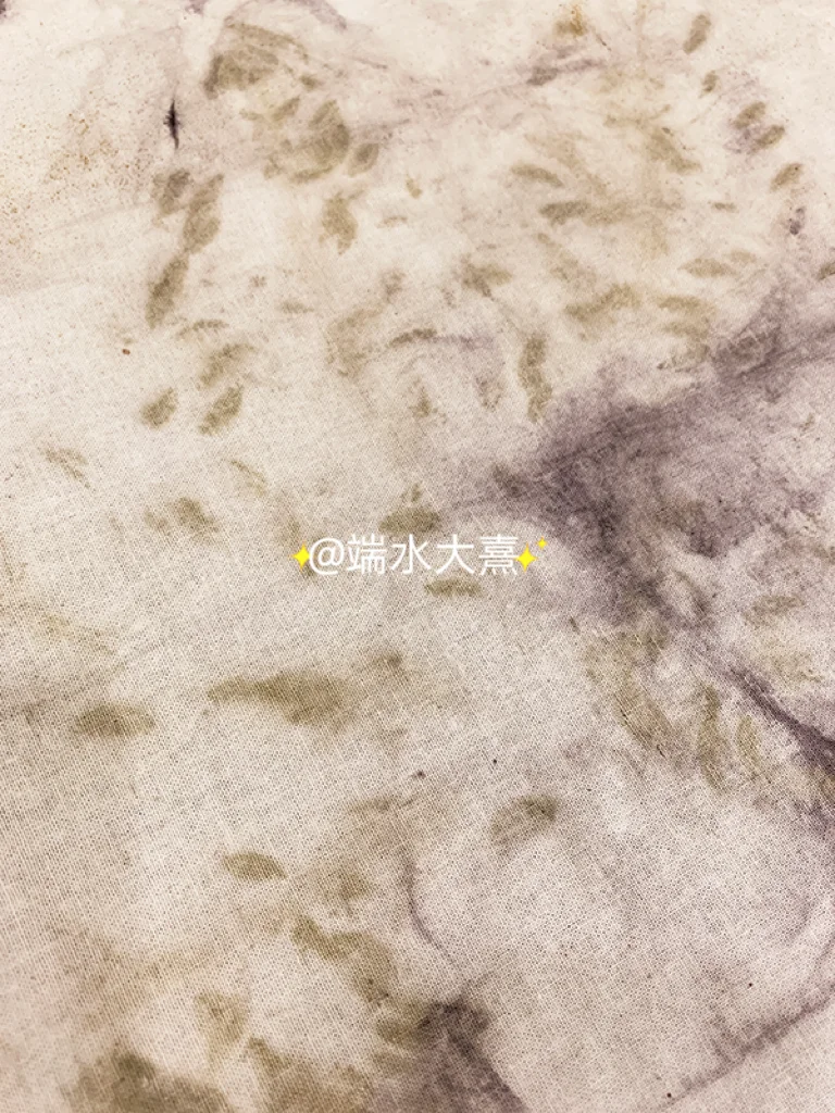 面试老师好奇的植物拓印染，太好看了吧！