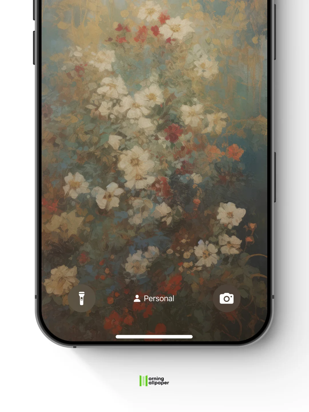 油画花园·日落洒满花田｜iPhone壁纸｜1094