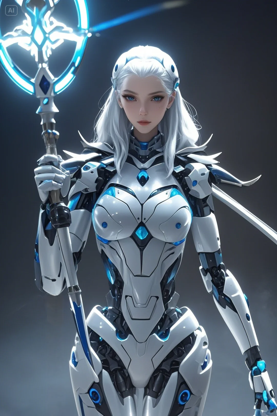 天使面孔机甲女战士