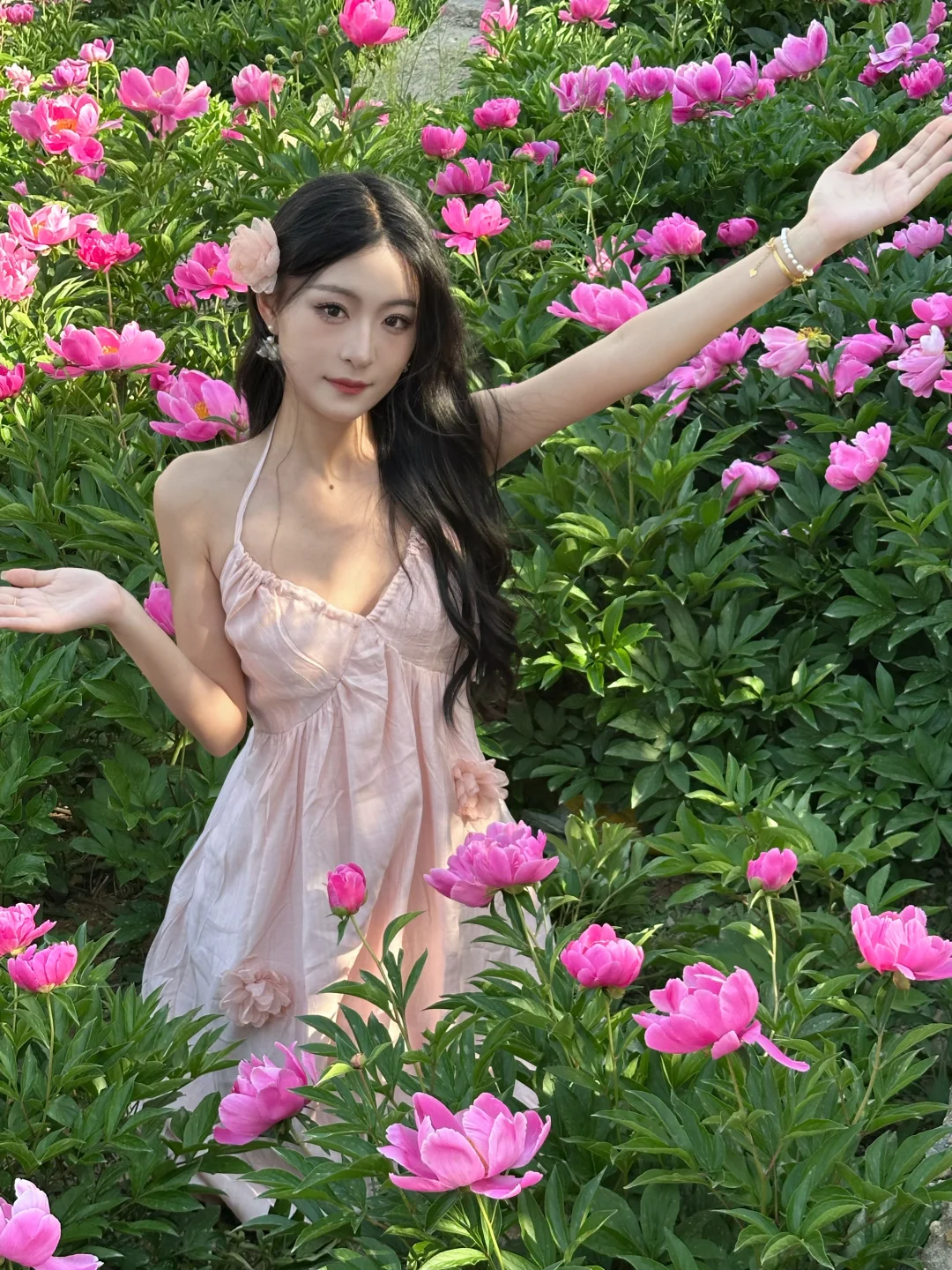 也是当了一把甜妹！